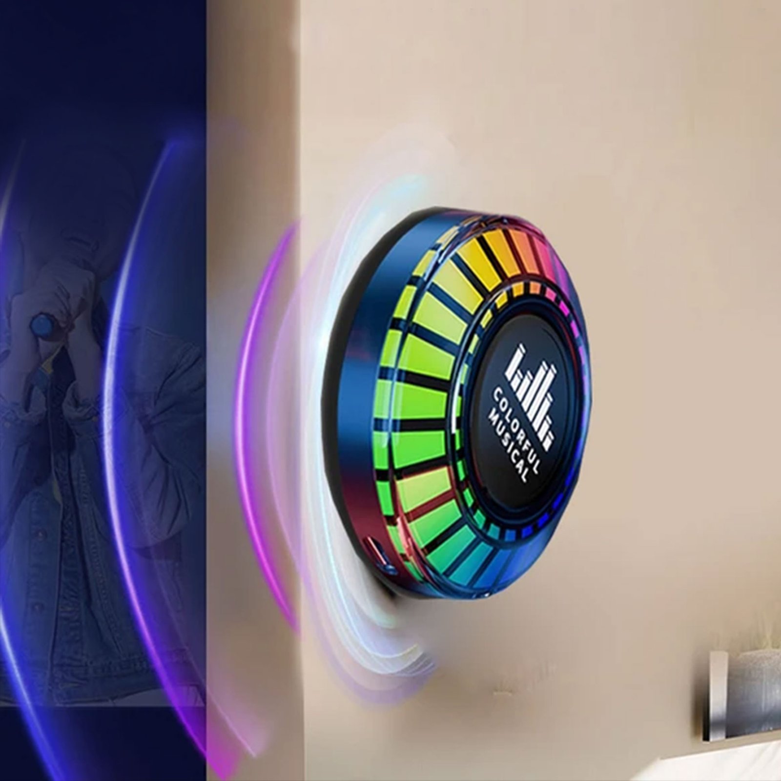 مكبر الصوت اللاصق المحمول - الصورة 3