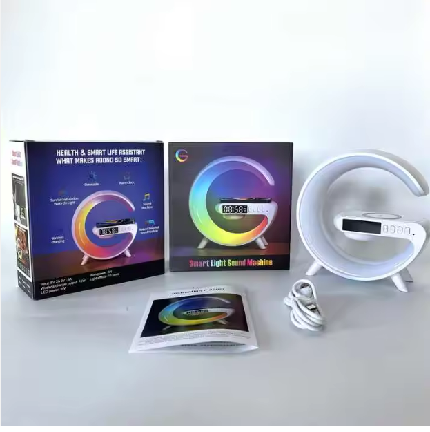 سماعة و شاحن لاسلكي مزود ب ليد - الصورة 3