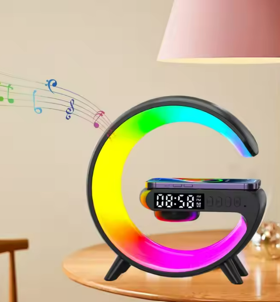 سماعة و شاحن لاسلكي مزود ب ليد - الصورة 5